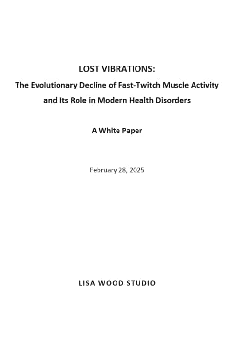 Cover page for Lost Vibrations white paper.