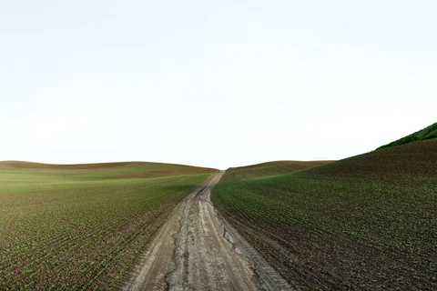 Palouse road study No. 4, 2013–2014.